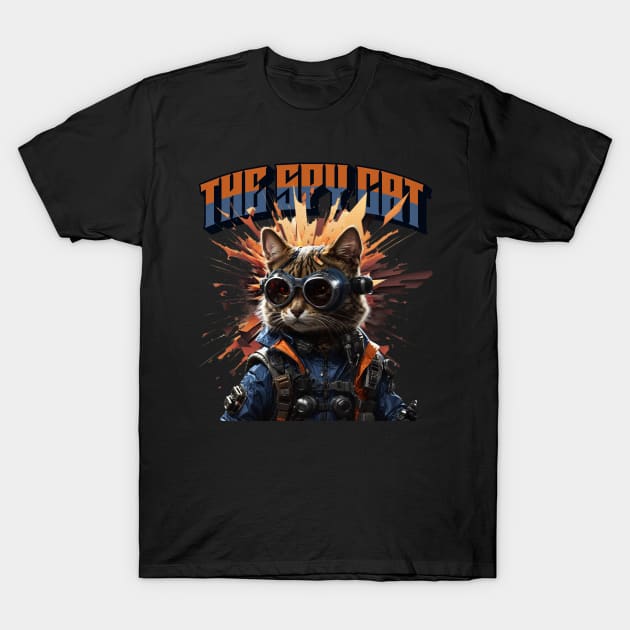 The Spy Cat T-Shirt by PrismaticParadox